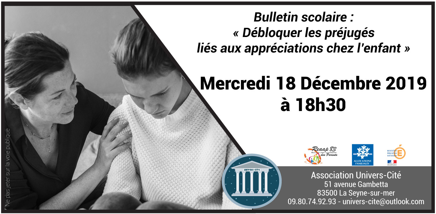 REAAP Le bulletin scolaire, débloquer les préjugés liés REAAP Le bulletin scolaire, débloquer les préjugés liés